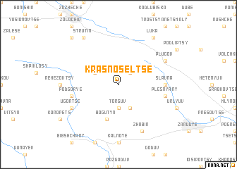 map of Krasnoselʼtse