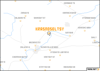 map of Krasnoselʼtsy