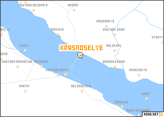 map of Krasnoselʼye