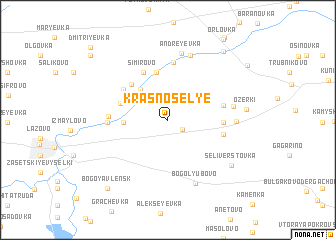 map of Krasnosel\