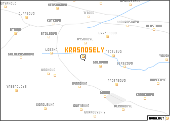 map of Krasnosëly