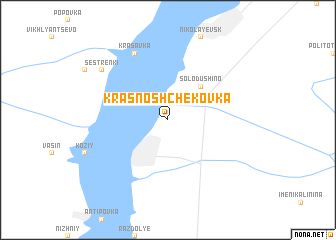 map of Krasnoshchëkovka