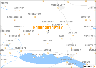 map of Krasnostavtsy