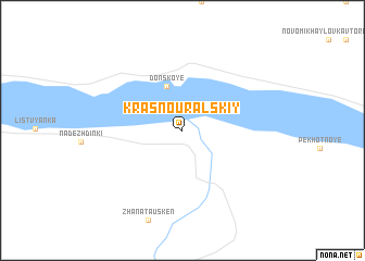map of Krasnoural\