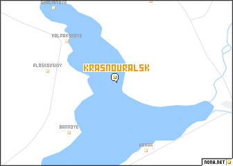 map of Krasnoural\