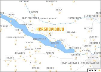 map of Krasnovidovo