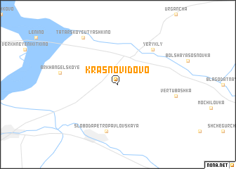 map of Krasnovidovo