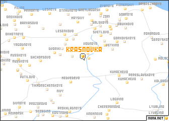 map of Krasnovka