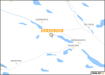 map of Krasnovka