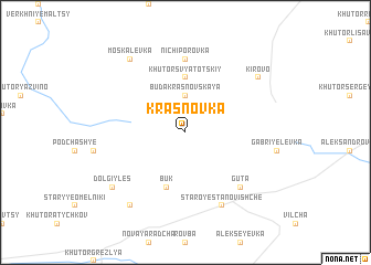 map of Krasnovka