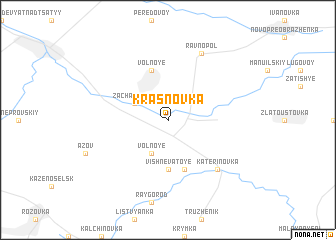 map of Krasnovka