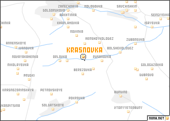 map of Krasnovka