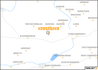 map of Krasnovka