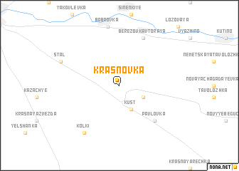 map of Krasnovka