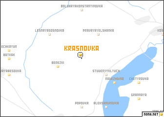 map of Krasnovka