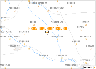 map of Krasno-Vladimirovka