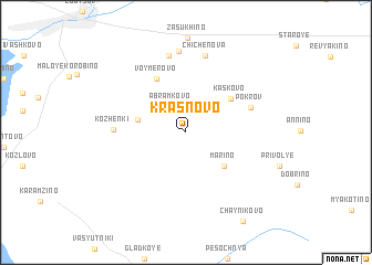 map of Krasnovo