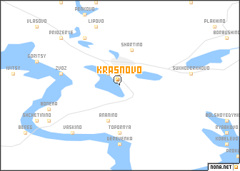 map of Krasnovo