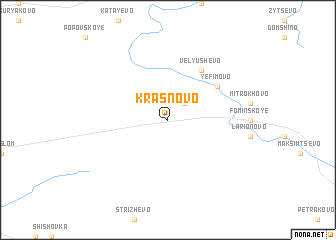 map of Krasnovo