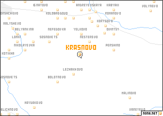 map of Krasnovo