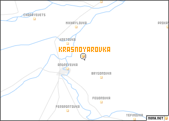 map of Krasnoyarovka
