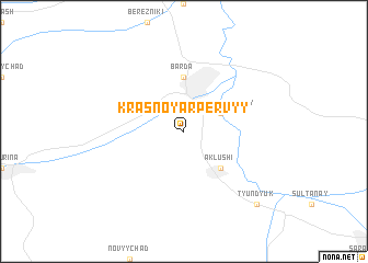 map of Krasnoyar Pervyy