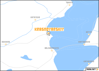 map of Krasnoyarskiy