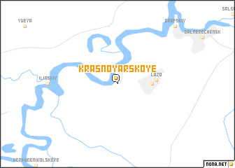 map of Krasnoyarskoye