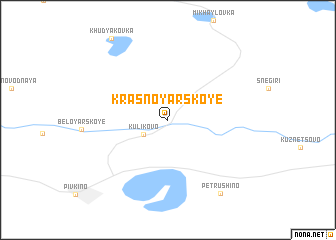 map of Krasnoyarskoye