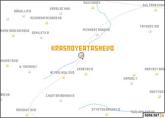 map of Krasnoye Atashevo