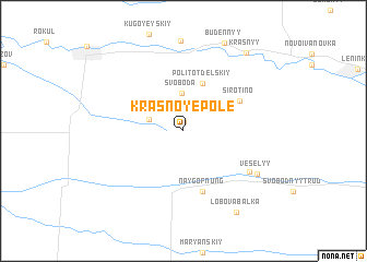 map of Krasnoye Pole