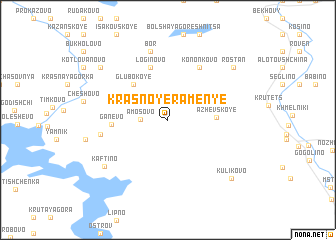 map of Krasnoye Ramen\