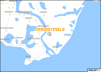 map of (( Krasnoye Selo ))