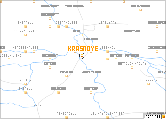 map of Krasnoye