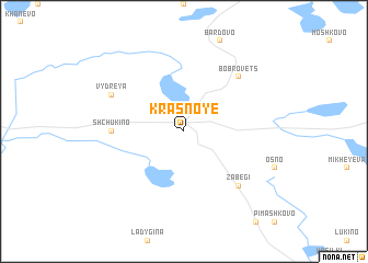 map of Krasnoye
