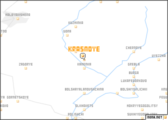 map of Krasnoye