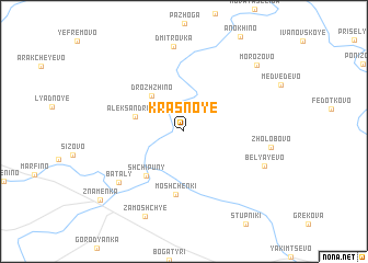 map of Krasnoye