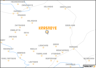 map of Krasnoye