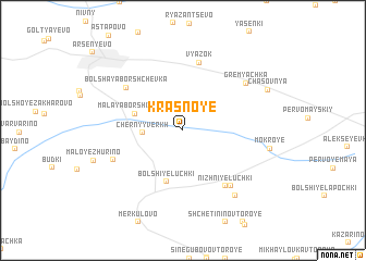 map of Krasnoye