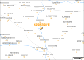 map of Krasnoye