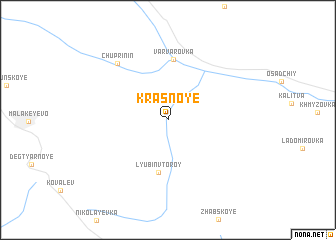map of Krasnoye