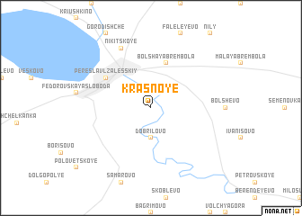 map of Krasnoye