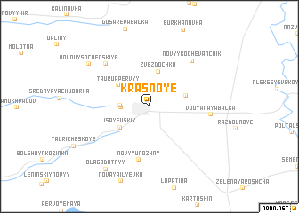 map of Krasnoye