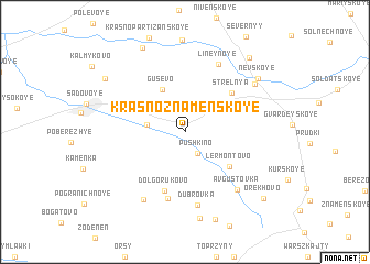 map of Krasnoznamenskoye