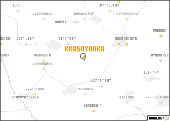 map of Krasnyanka