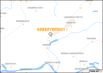 map of Krasnyanskiy