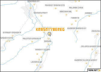 map of (( Krasnyy Bereg ))