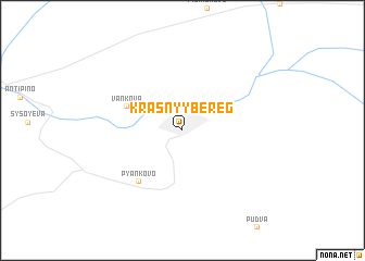 map of Krasnyy Bereg