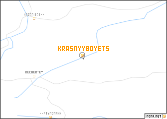 map of Krasnyy Boyets