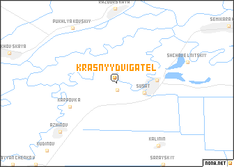 map of Krasnyy Dvigatel\